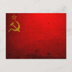Carte Postale Drapeau soviétique