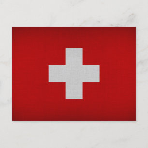 Carte Postale Drapeau suisse