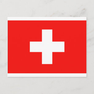 Carte Postale Drapeau suisse