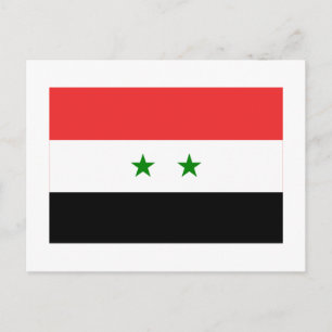 Carte Postale Drapeau Syrie