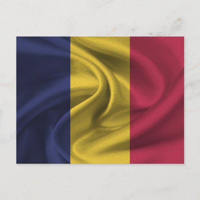Carte Postale Drapeau Tchad (Devant)