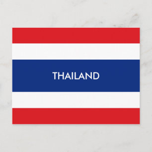 Carte Postale drapeau thaïlandais