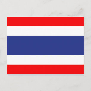 Carte Postale Drapeau Thaïlande