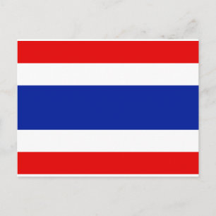 Carte Postale Drapeau Thaïlande