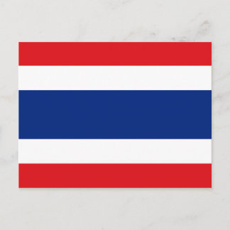 Carte postale Drapeau Thaïlande
