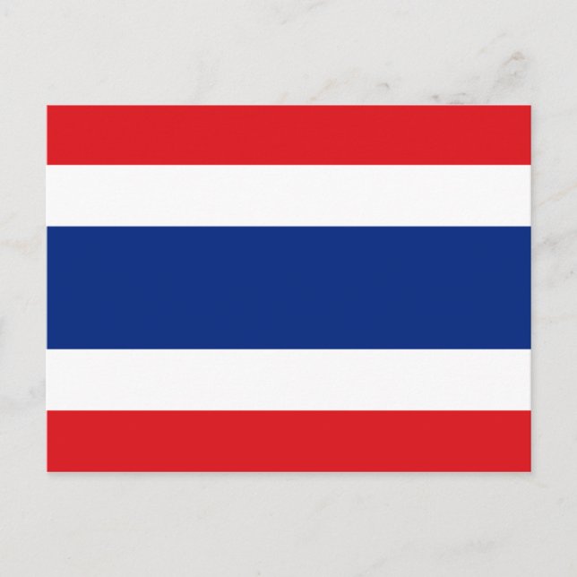 Carte postale Drapeau Thaïlande (Devant)