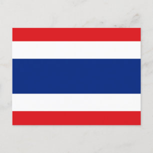Carte Postale Drapeau Thaïlande