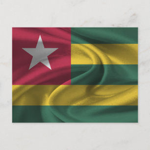Carte Postale Drapeau Togo