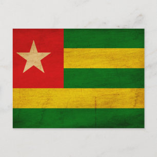 Carte Postale Drapeau Togo