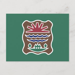 Carte Postale Drapeau tribal de la nation Abenaki occidentale