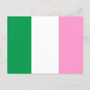 Carte Postale drapeau tricolore de Terre-Neuve (Canada)