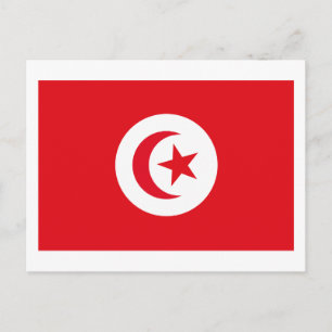 Carte postale Drapeau Tunisie