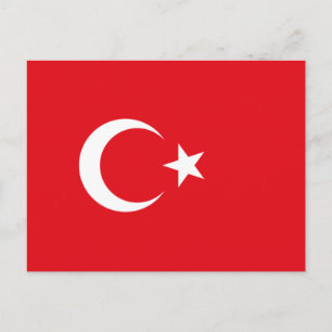Carte Postale Drapeau turc (Turquie)