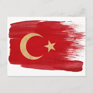 Carte postale Drapeau Turquie