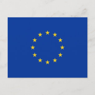 Carte Postale Drapeau UE