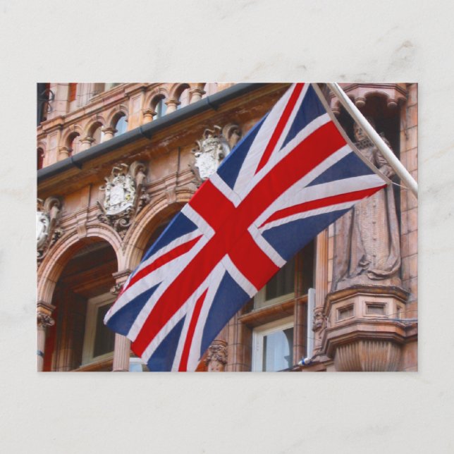 Carte Postale drapeau union jack (Devant)