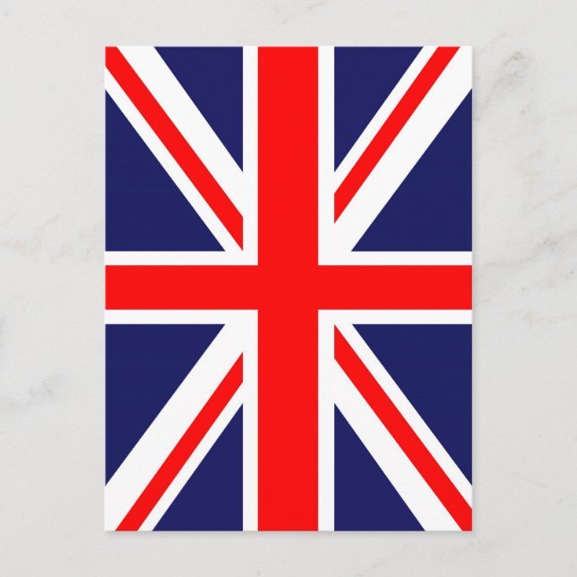 Carte Postale Drapeau Union Jack (Devant)