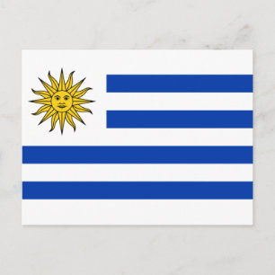 Carte Postale drapeau uruguay