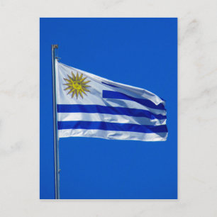 Carte Postale drapeau uruguay