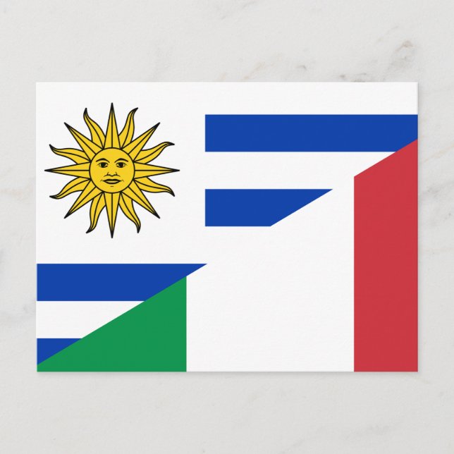 Carte Postale Drapeau uruguayen (Devant)