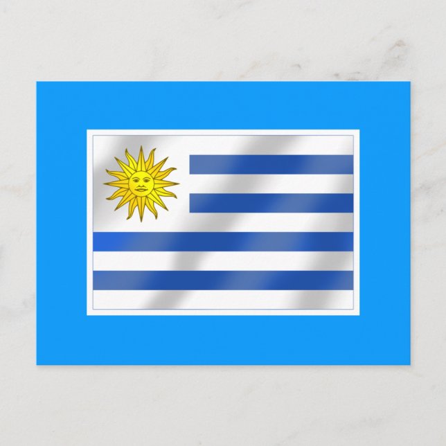 Carte Postale Drapeau uruguayen de cadeaux uruguayens et tee - s (Devant)