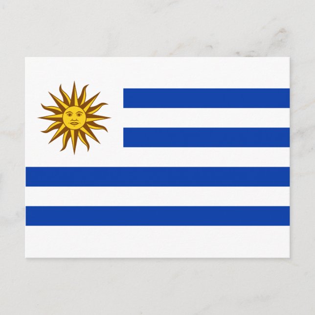 Carte Postale Drapeau uruguayen (Uruguay) (Devant)