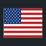 Carte postale drapeau USA<br><div class="desc">Un design simple avec le drapeau américain. Un rappel parfait de votre destination.
Vous pouvez ajouter votre propre texte ou graphique à l'aide de "Customisez-le !" Caractéristiques.
© 2011 FlagAndMap</div>
