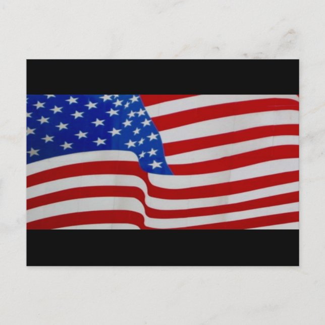 Carte Postale drapeau usa (Devant)