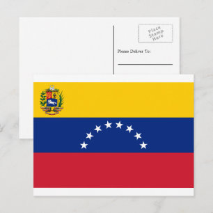Carte Postale Drapeau vénézuélien, Drapeau du Venezuela