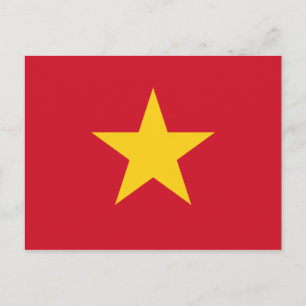 Carte Postale drapeau vietnam