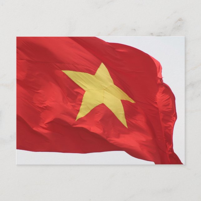 Carte Postale drapeau vietnam (Devant)