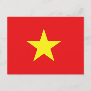 Carte Postale Drapeau vietnamien