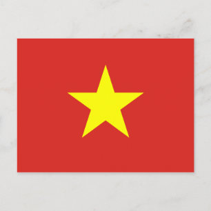 Carte Postale Drapeau vietnamien