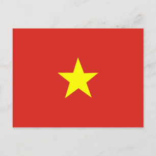 Carte Postale Drapeau vietnamien