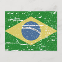 Drapeau vintage Brésil