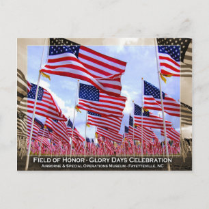 Carte Postale Drapeaux américains