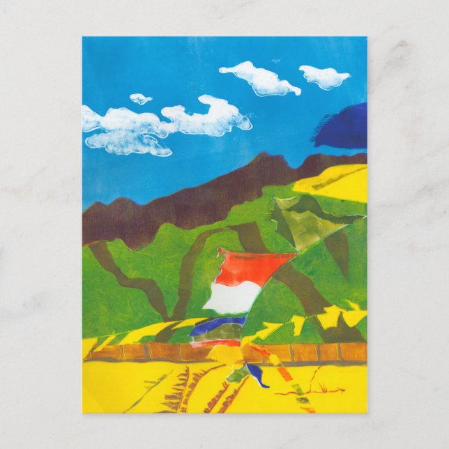 Carte Postale Drapeaux de prière II (Devant)