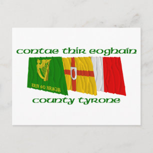 Carte Postale Drapeaux du comté de Tyrone