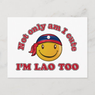 Carte Postale Drapeaux du Laos