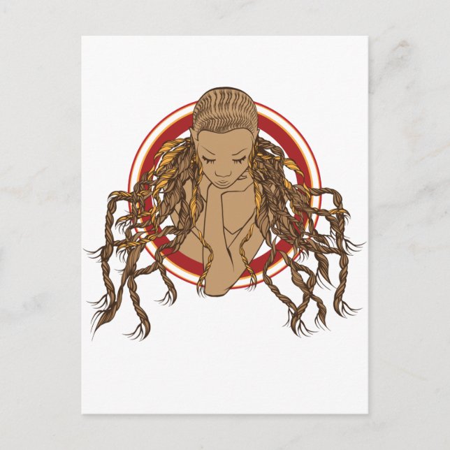 Carte Postale Dreadlock Girl (Devant)
