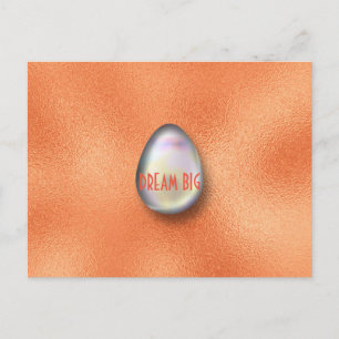 Carte postale Dream Big Egg Encuragement