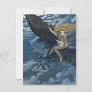 Carte Postale « Dream Idyll - Une Walkyrie » par Edward Robert H