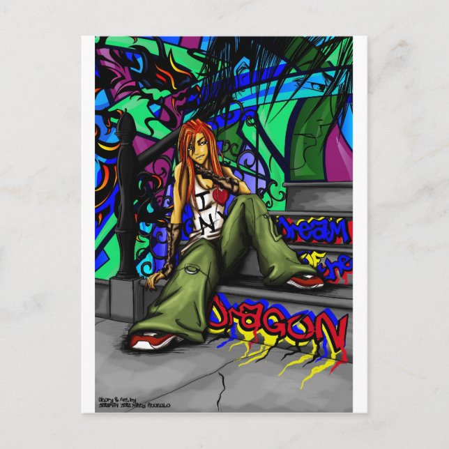 Carte postale 'Dream of the Dragon' (Devant)