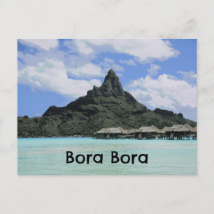 Carte Postale Dream Vacation Bora Bora Tahiti Formation d'atoll