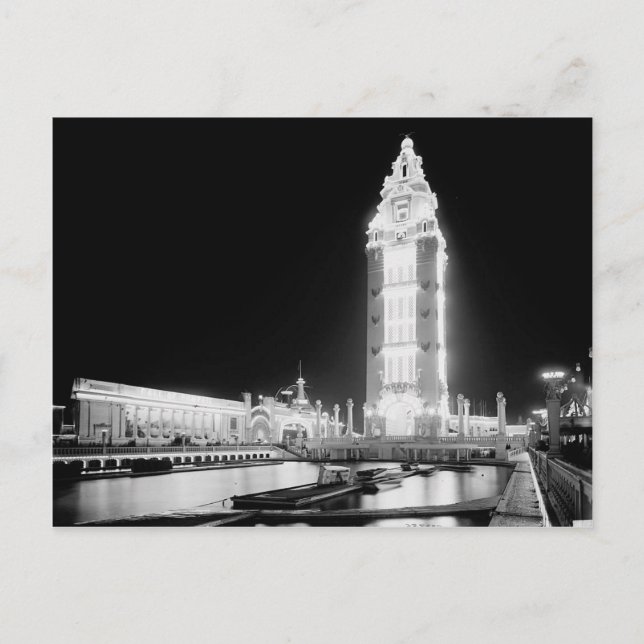 Carte Postale Dreamland Amusement Park, Coney Island N.Y. (Devant)
