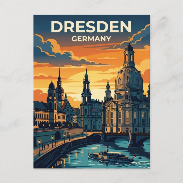 Carte Postale Dresde Allemagne (Devant)