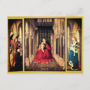 Carte Postale Dresden Triptych (par Jan van Eyck, 1437)