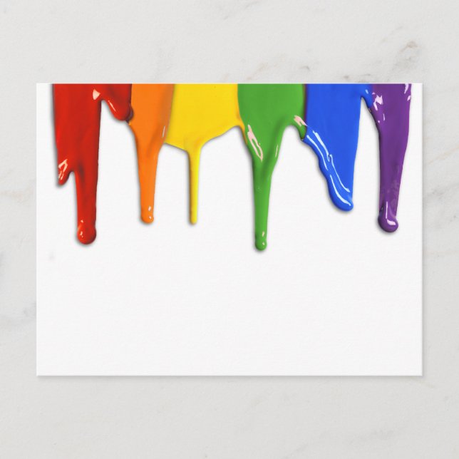 Carte Postale DRIPPINGS DE PEINTURE EN COURSE -.png (Devant)