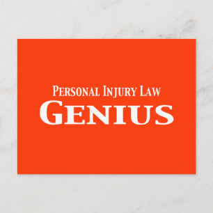 Carte Postale Droit des blessures personnelles cadeaux