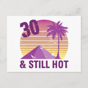 Carte Postale Drôle 30e Anniversaire Hot